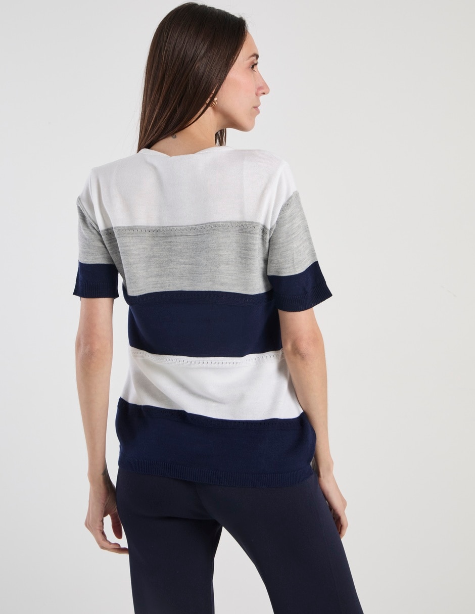 Playera manga corta Lorens cuello redondo para mujer