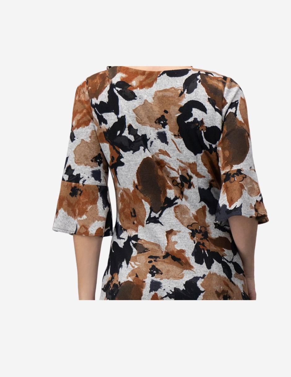 Vestido a la rodilla casual para mujer