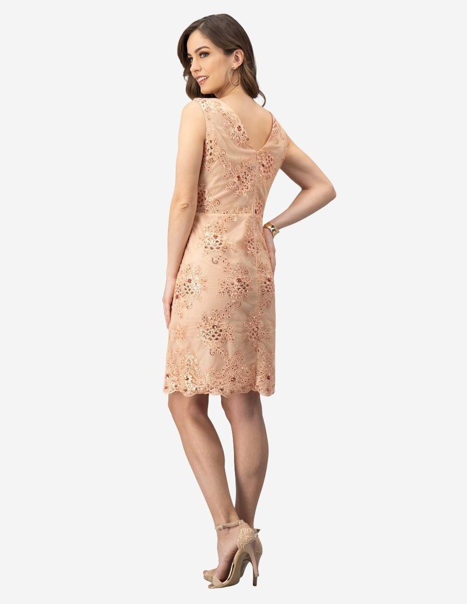 Vestido a la rodilla casual para mujer