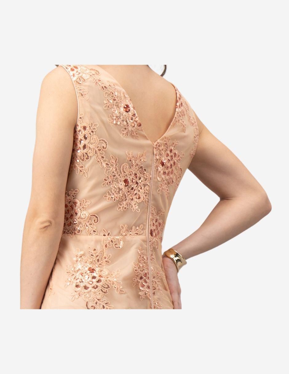 Vestido a la rodilla casual para mujer