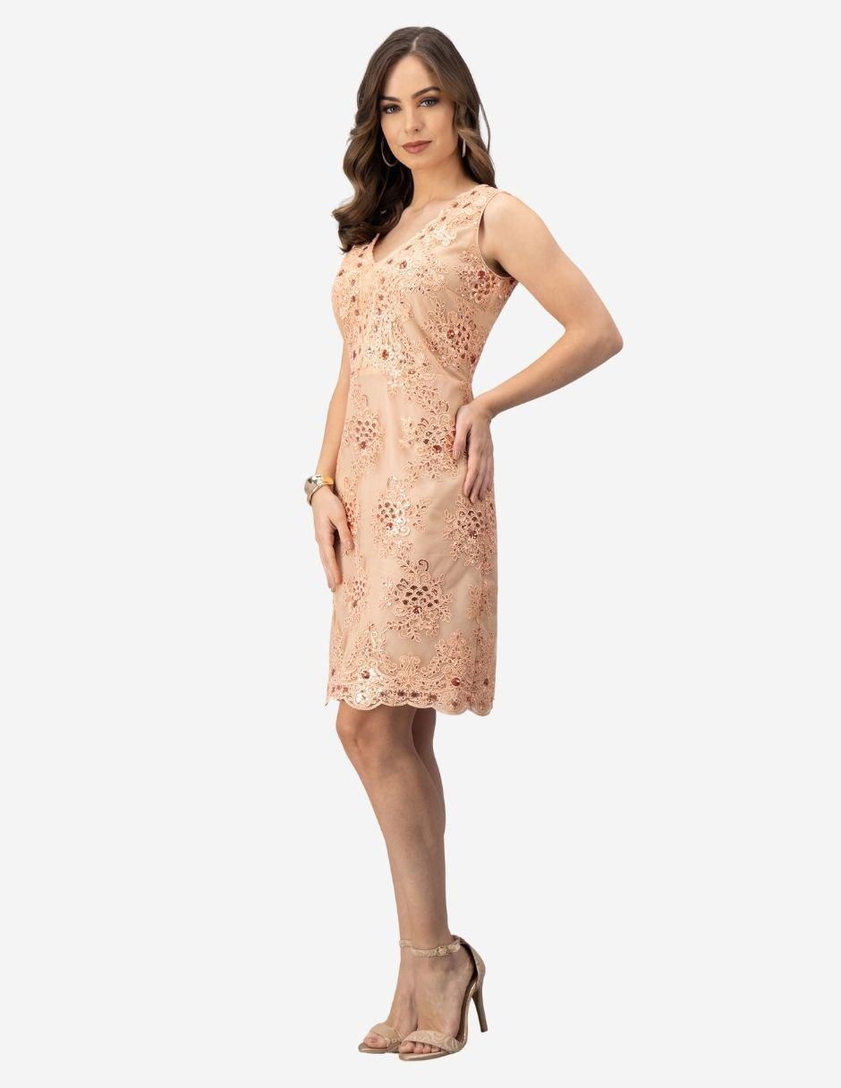 Vestido a la rodilla casual para mujer