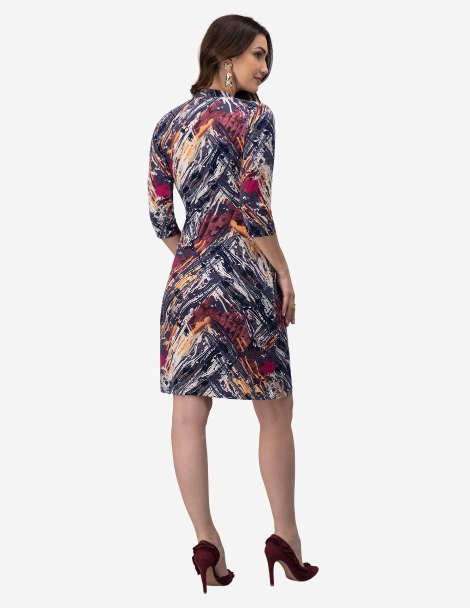 Vestido a la rodilla casual para mujer