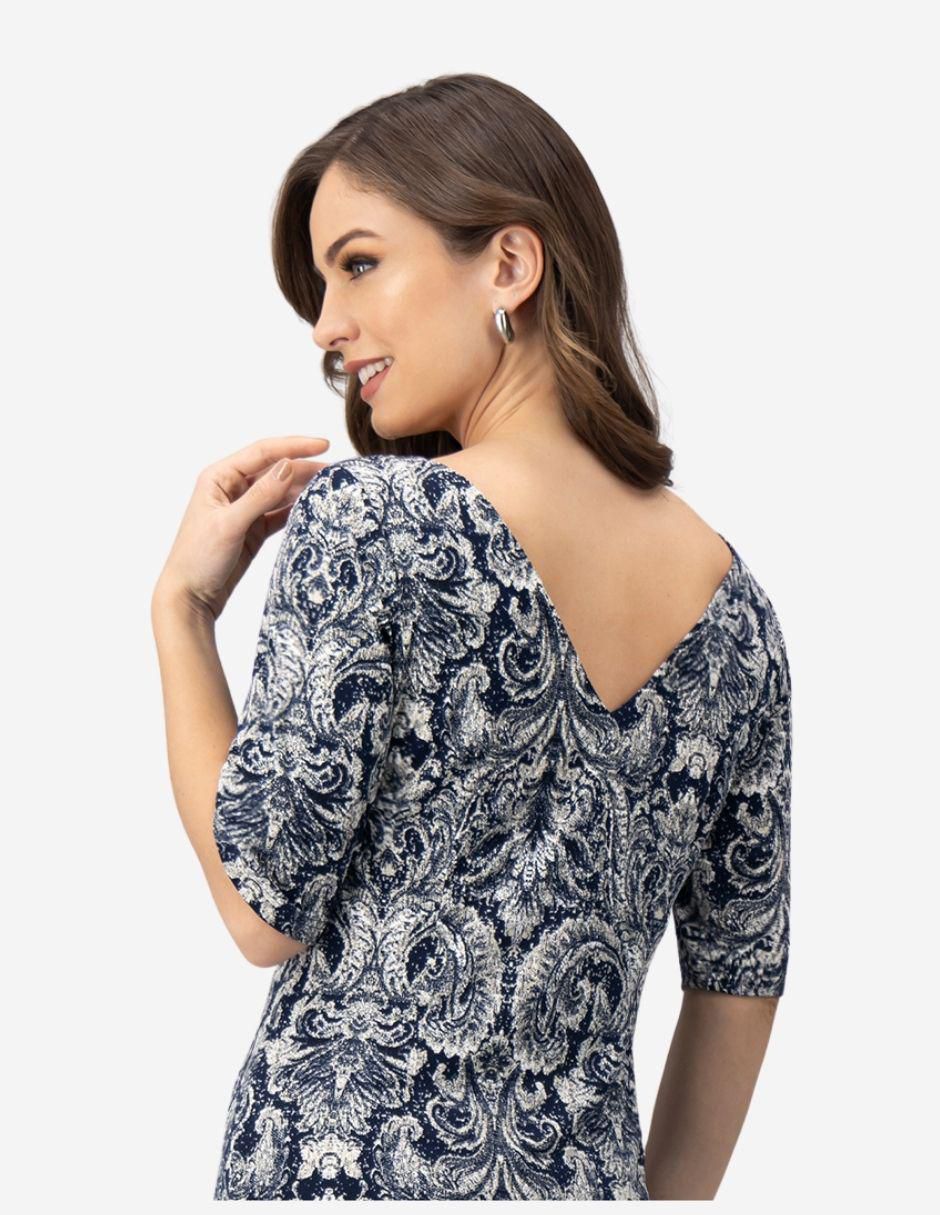 Vestido a la rodilla casual para mujer