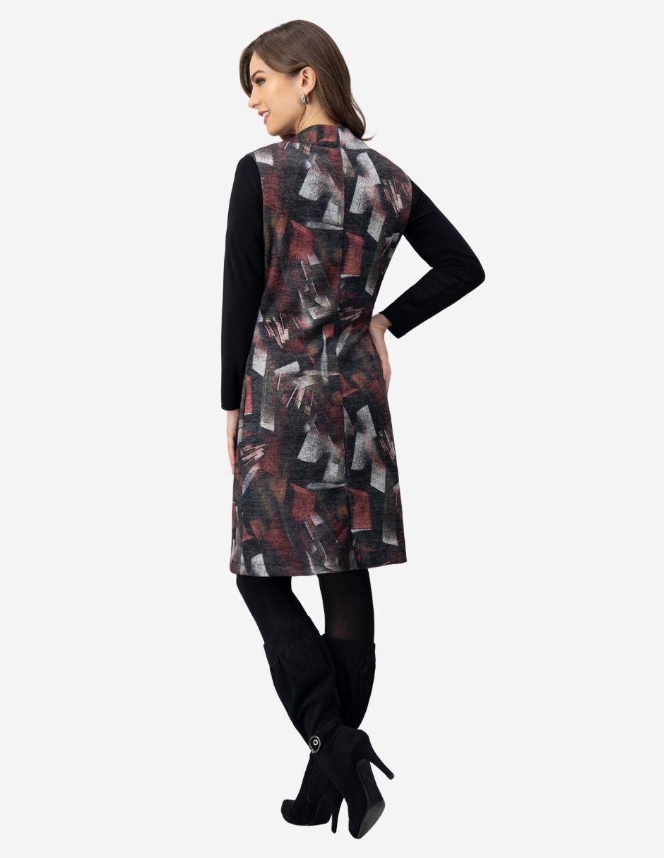 Vestido a la rodilla casual para mujer