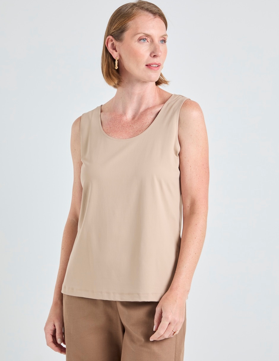 Top cuello redondo tirante ancho 2