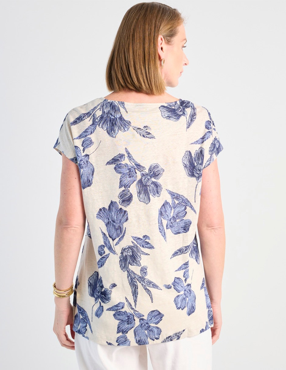 Blusa manga corta para mujer 5