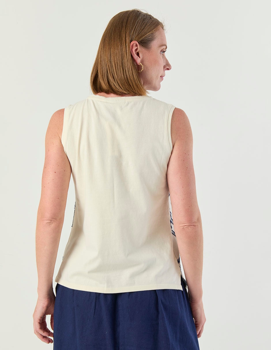 Top cuello redondo tirante ancho 2