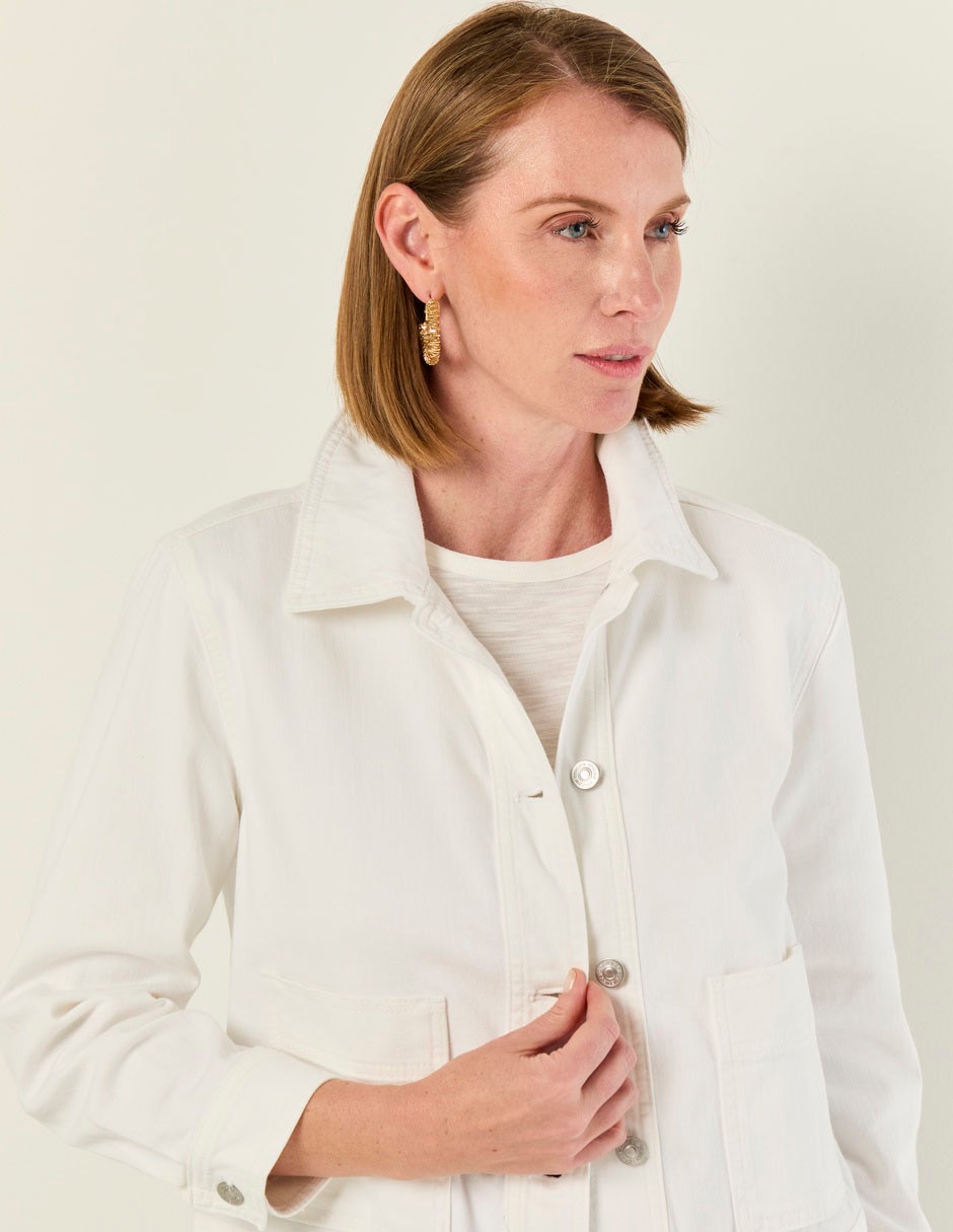 Chamarra casual de algodón para mujer 3