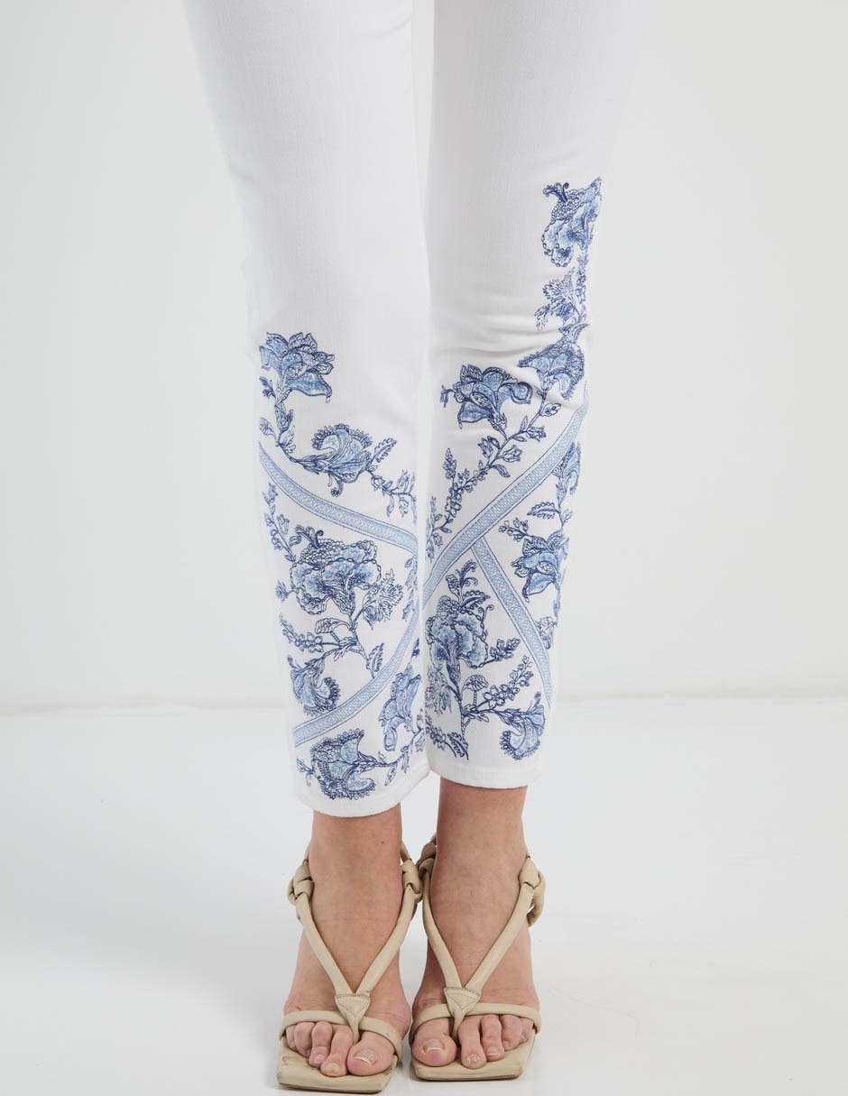 Jogger capri slim cintura para mujer 4