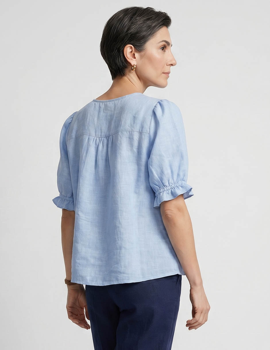 Blusa manga corta para mujer 2