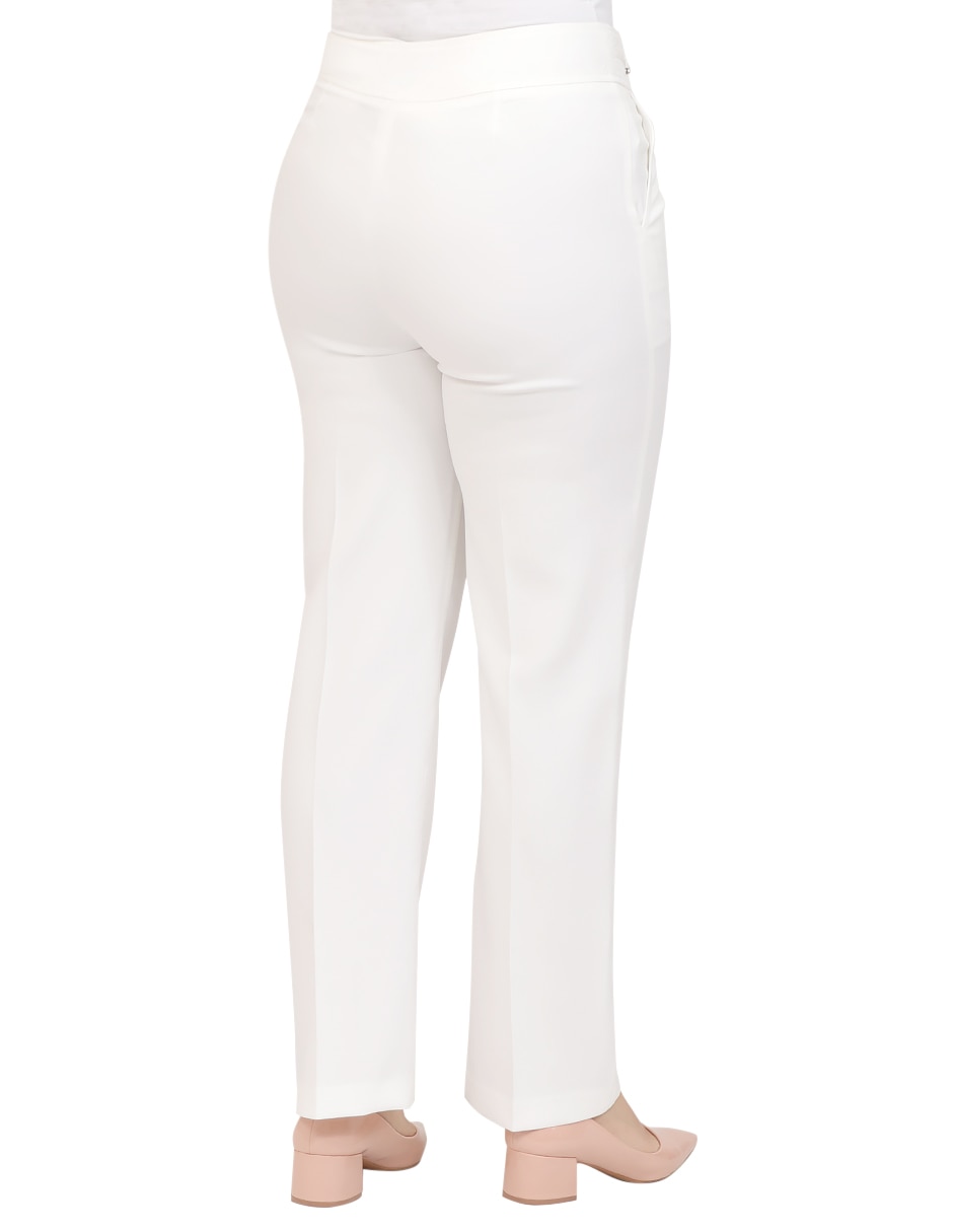 Pantalón de vestir duplan petite regular para mujer
