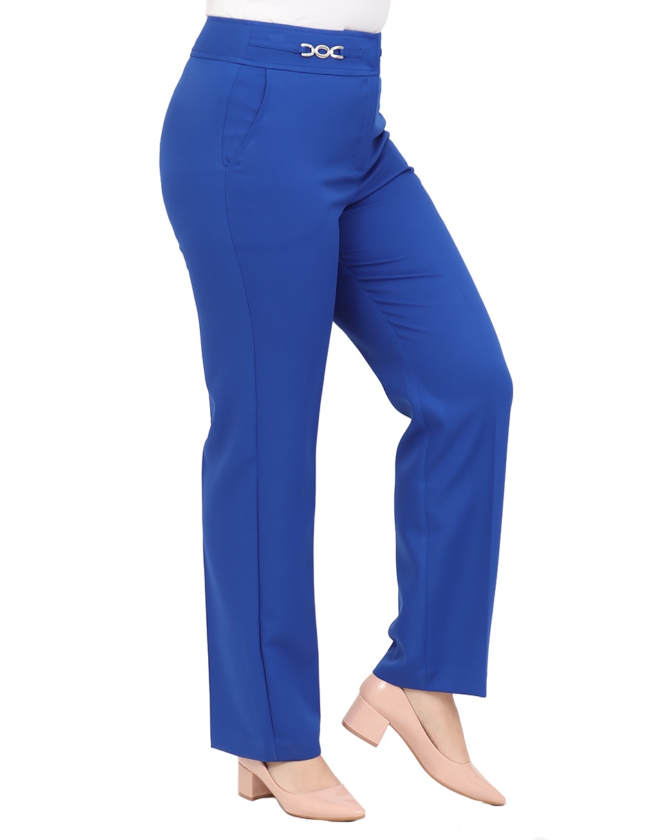 Pantalón de vestir duplan petite regular para mujer