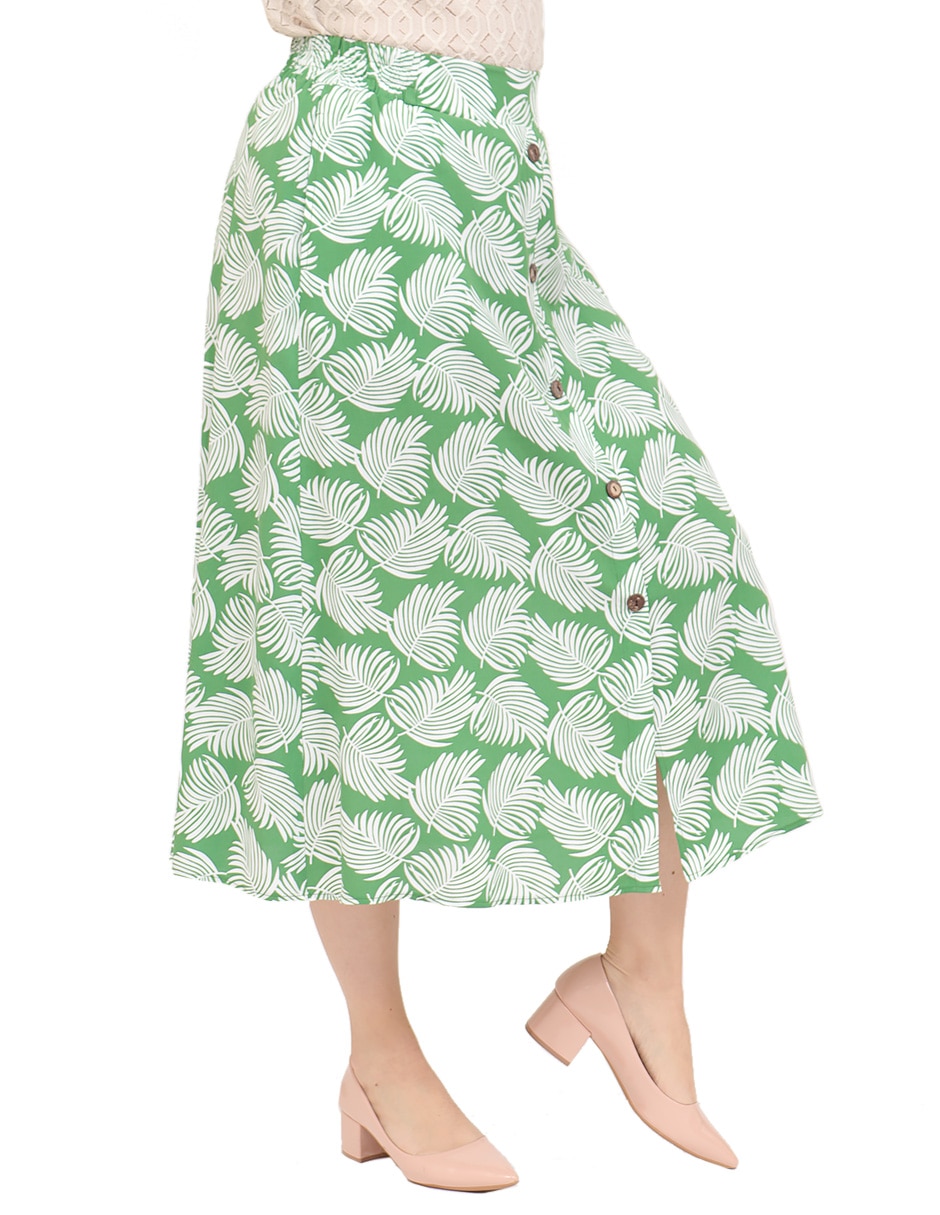 Falda crop a la cintura 3