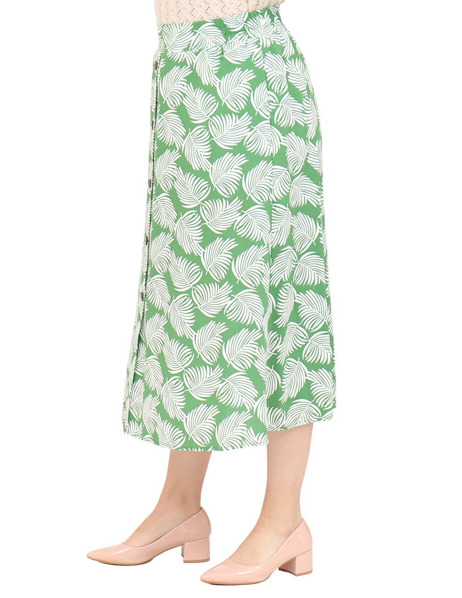 Falda crop a la cintura 4