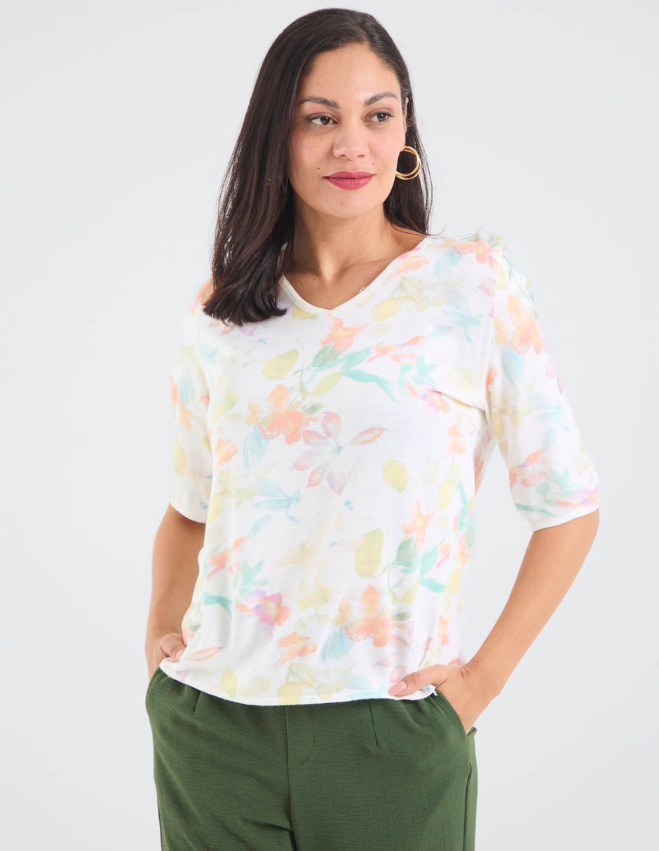 Blusa vitos manga 3/4 para mujer