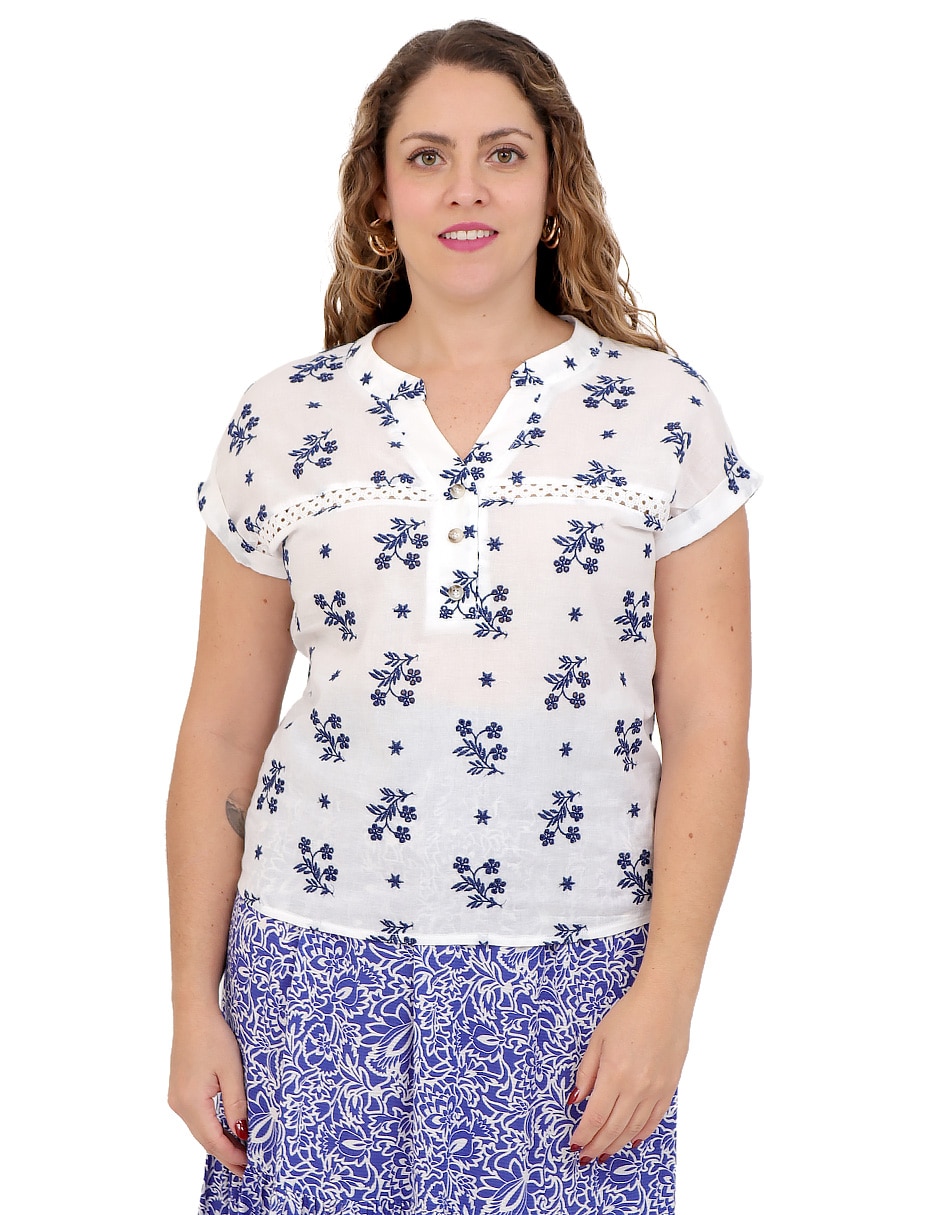 Blusa manga corta para mujer Blusa manga corta para mujer