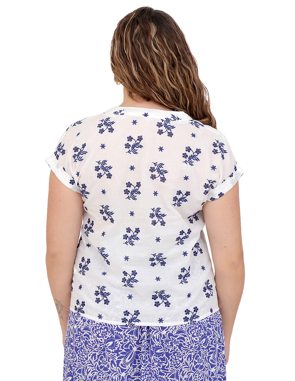 Blusa manga corta para mujer 2