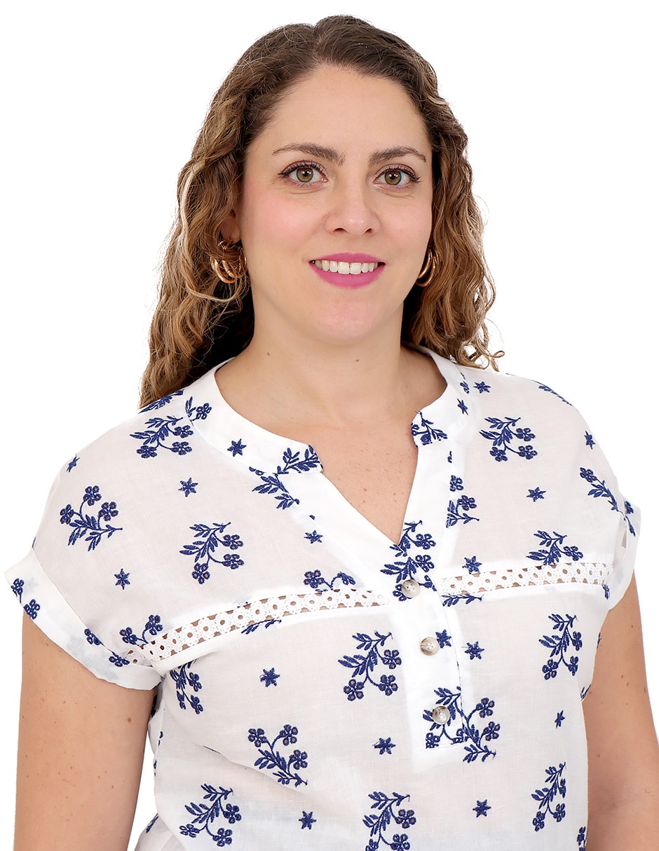 Blusa manga corta para mujer 5