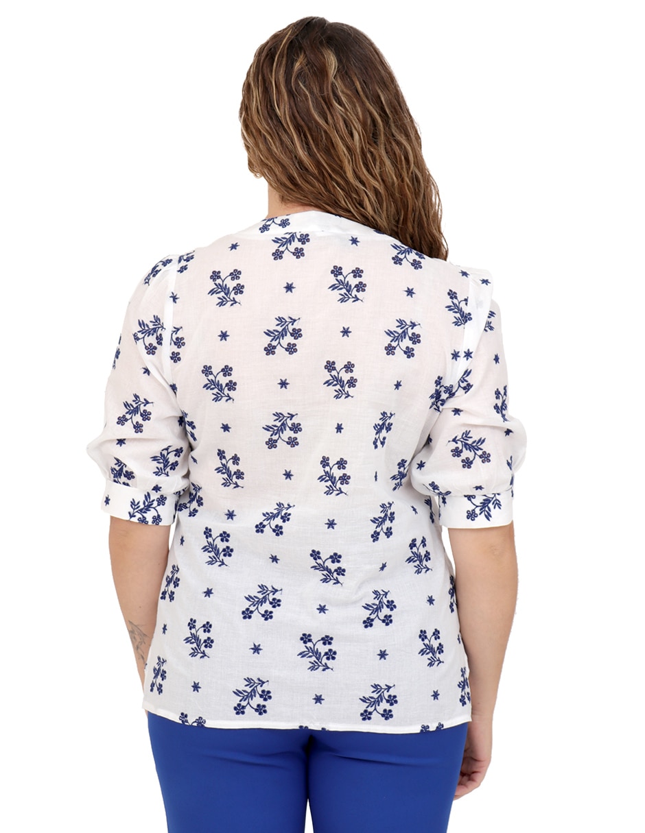 Blusa manga corta para mujer 2