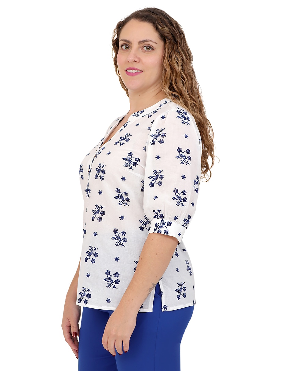 Blusa manga corta para mujer 3