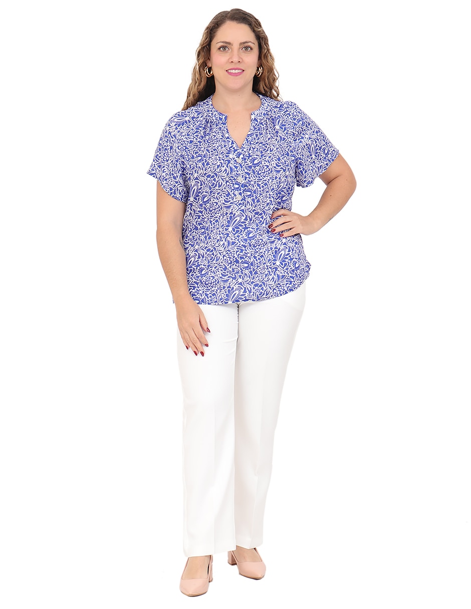 Blusa manga corta para mujer 6