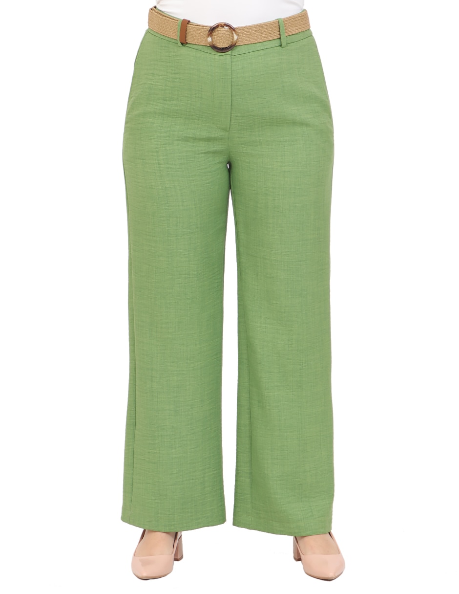 Pantalón de vestir straight para mujer Pantalón de vestir straight para mujer