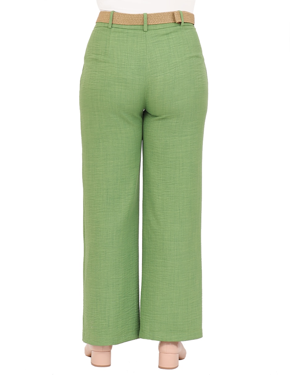 Pantalón de vestir duplan petite straight para mujer