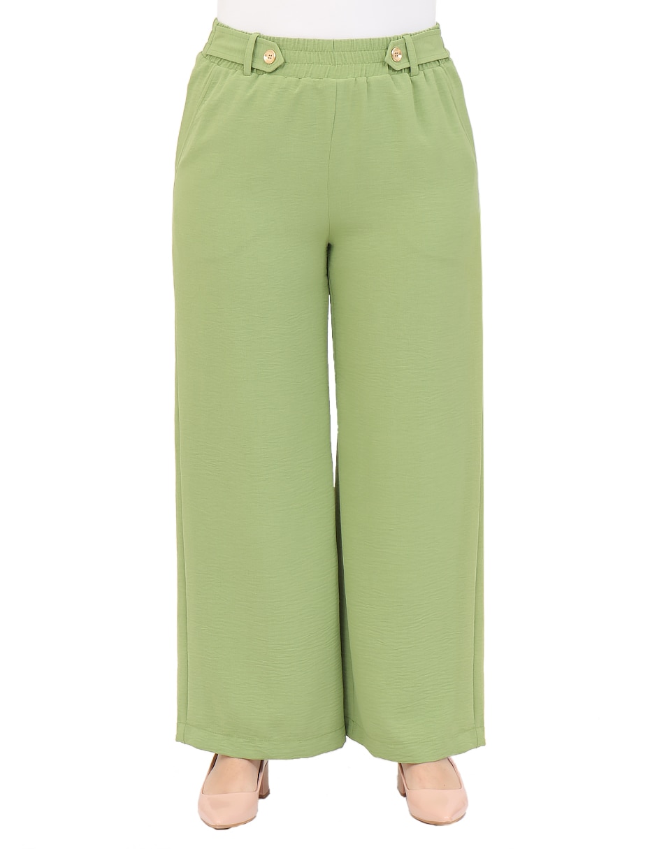 Pantalón pijamero slim para mujer