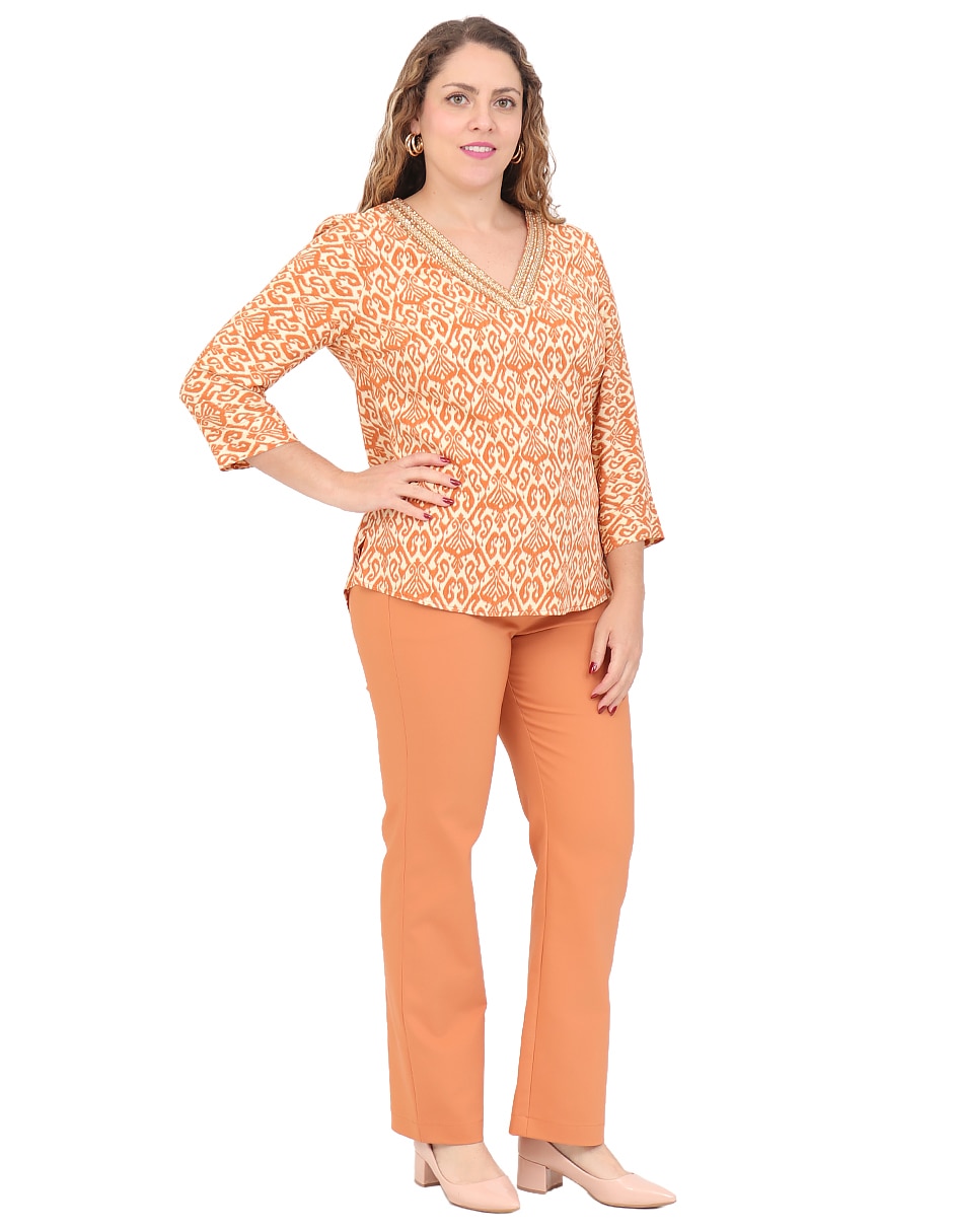 Pantalón duplan petite slim para mujer