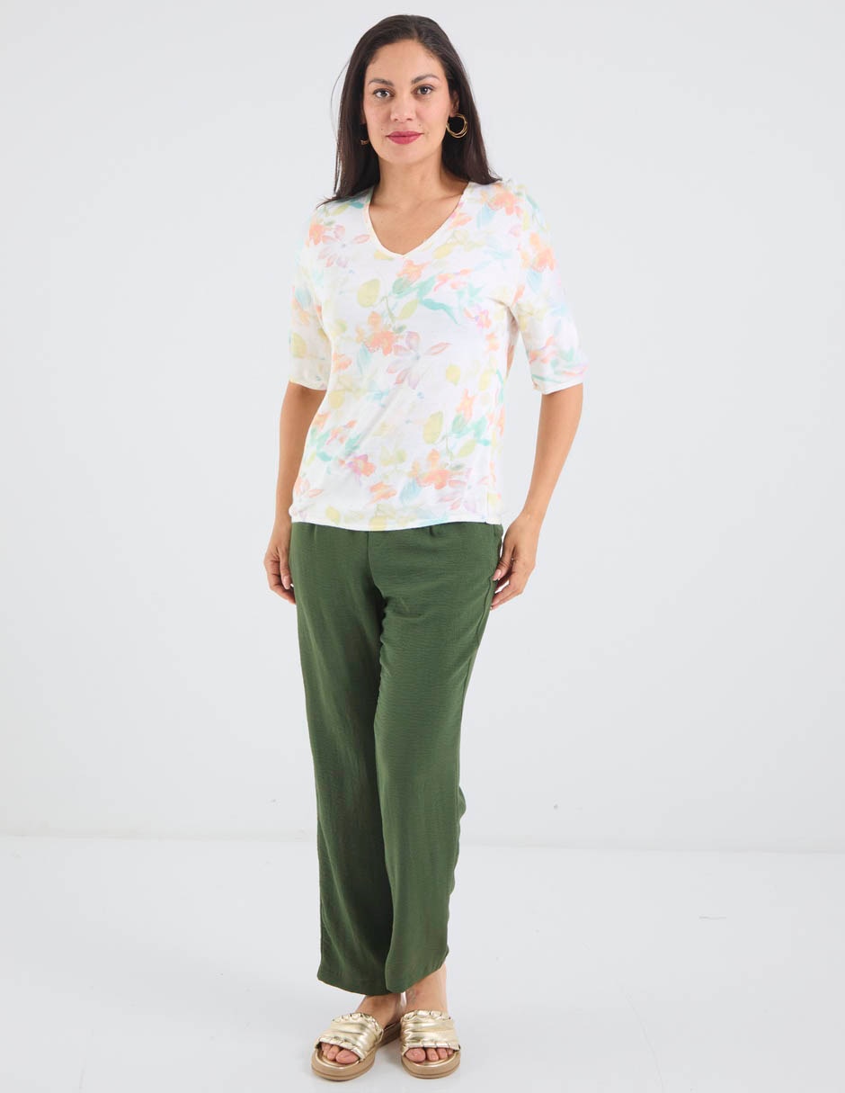 Pantalón de vestir Vitos slim para mujer