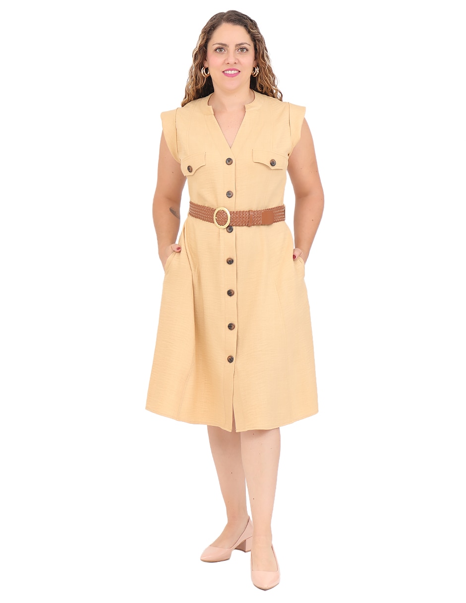 Vestido 3/4 casual para mujer