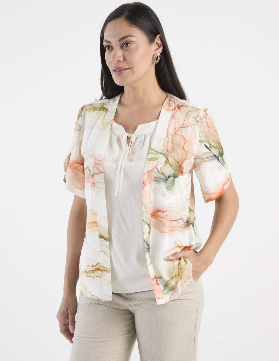 Blusa vitos manga 3/4 para mujer