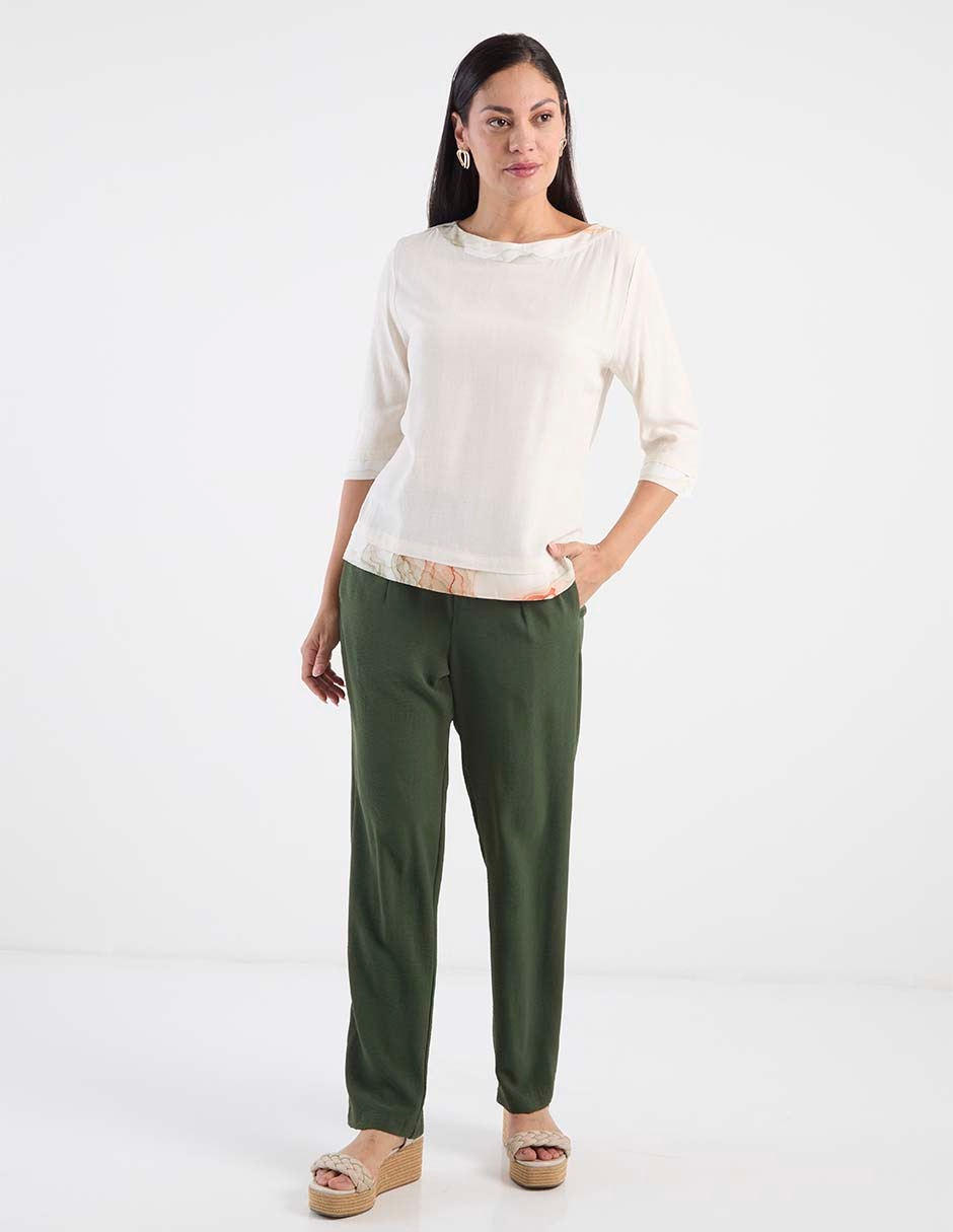 Blusa vitos manga 3/4 para mujer 3
