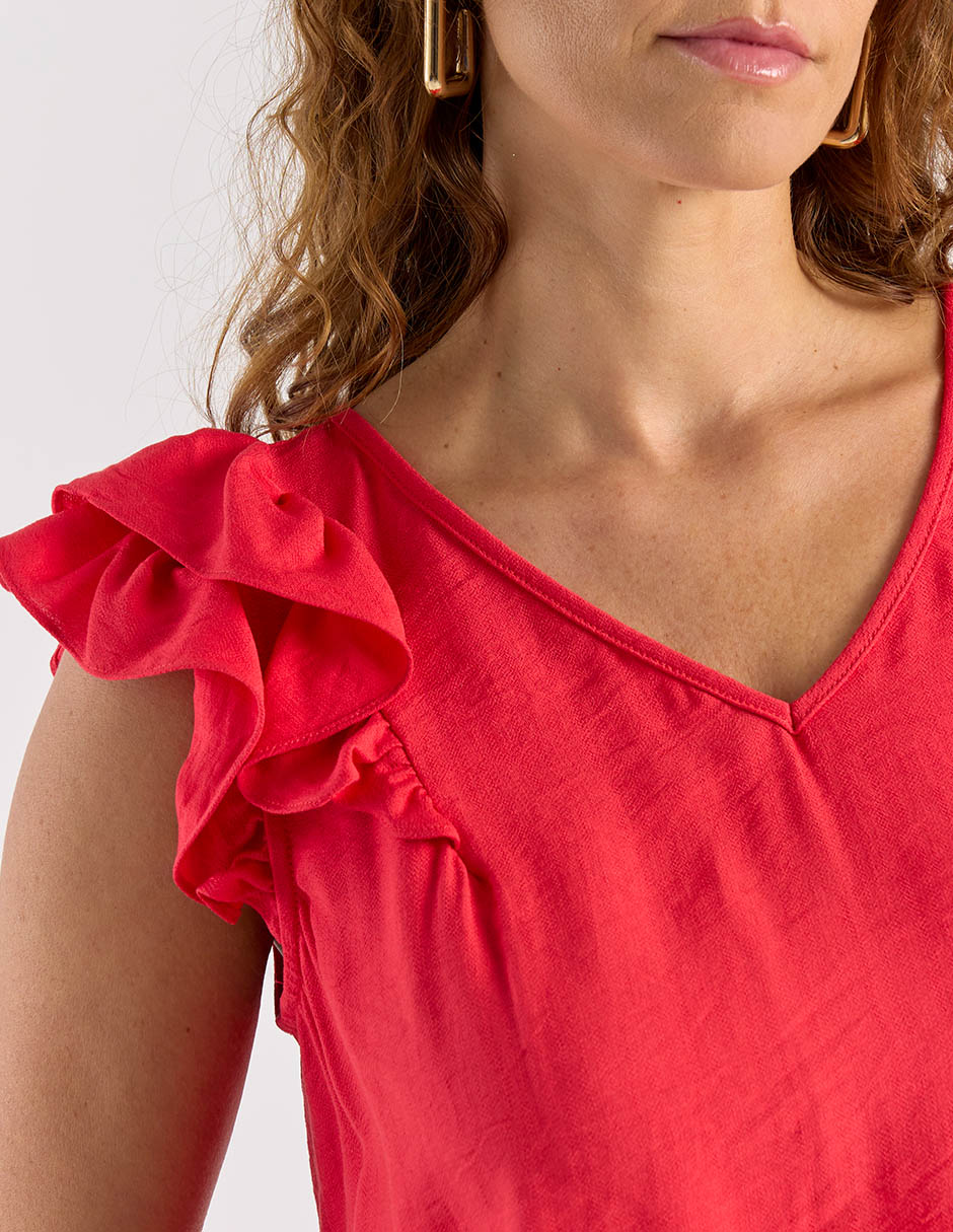Blusa manga corta para mujer 10