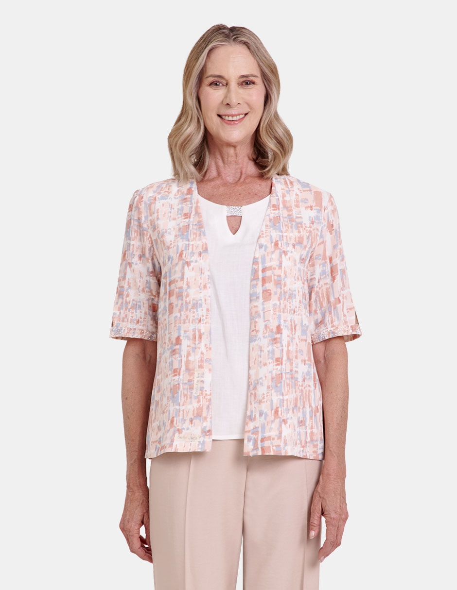 Blusa manga corta para mujer 1