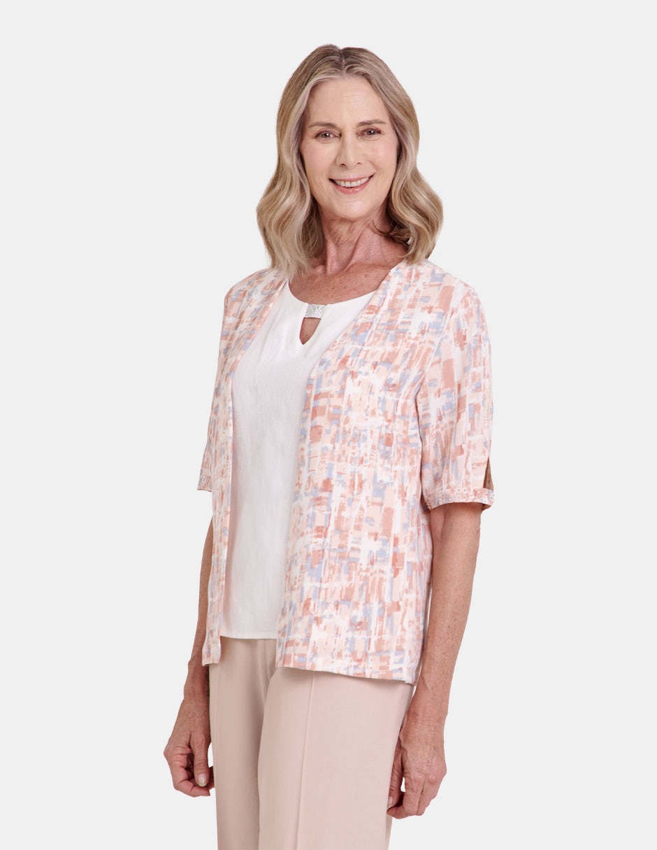 Blusa manga corta para mujer 6