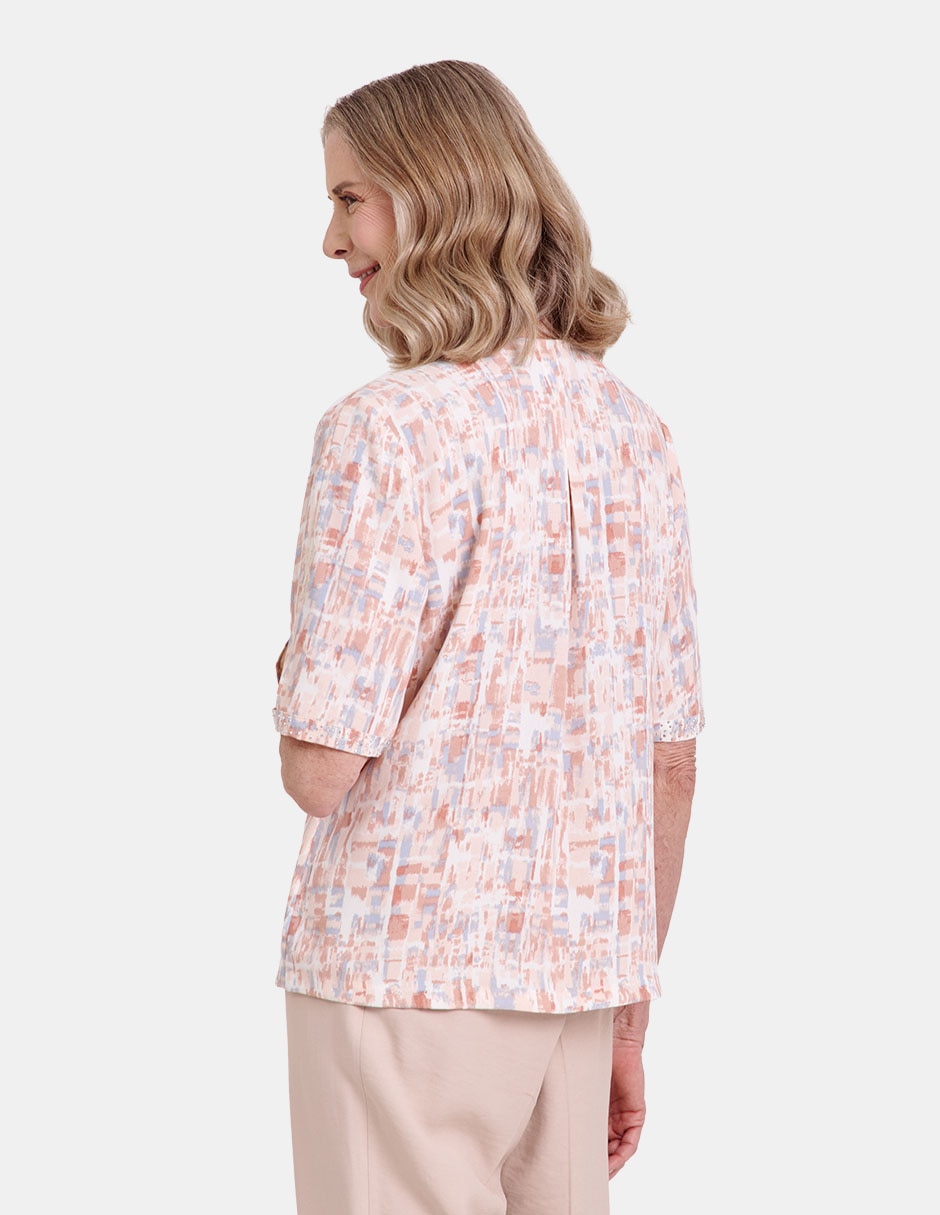 Blusa manga corta para mujer 7