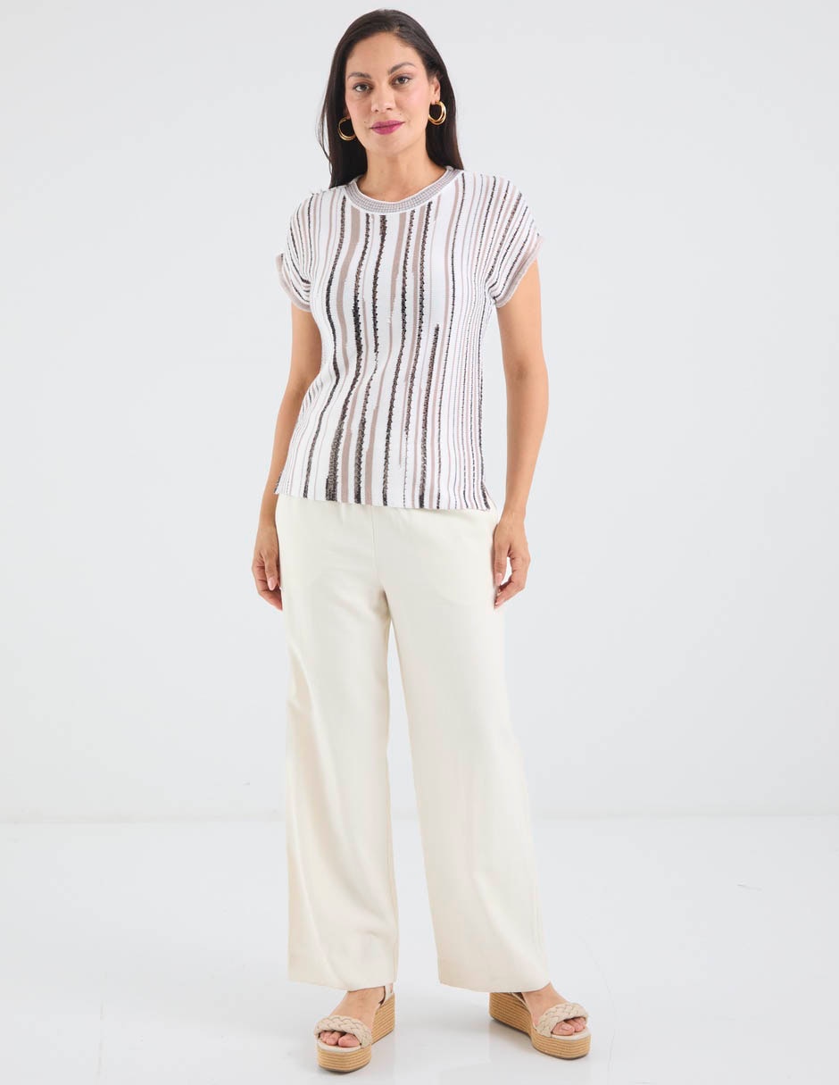 Blusa manga corta para mujer 3