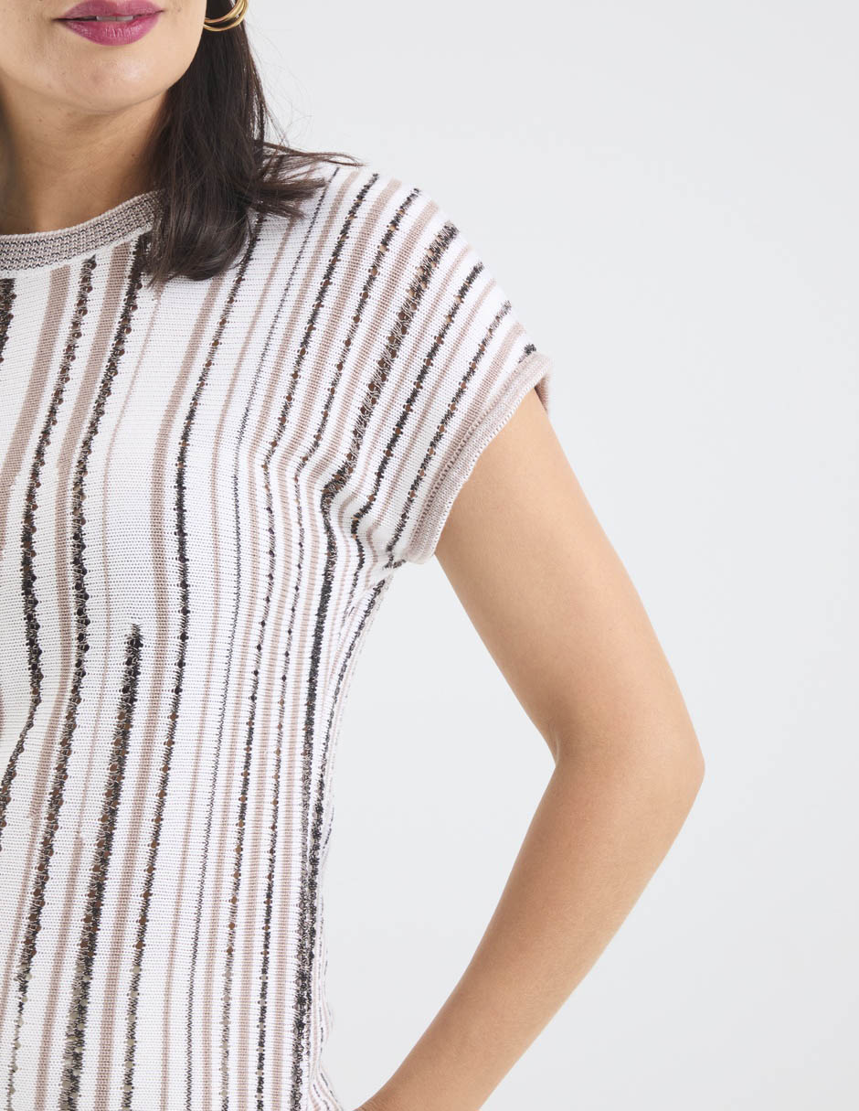 Blusa manga corta para mujer 5