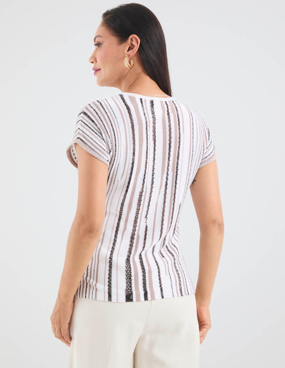 Blusa manga corta para mujer 6