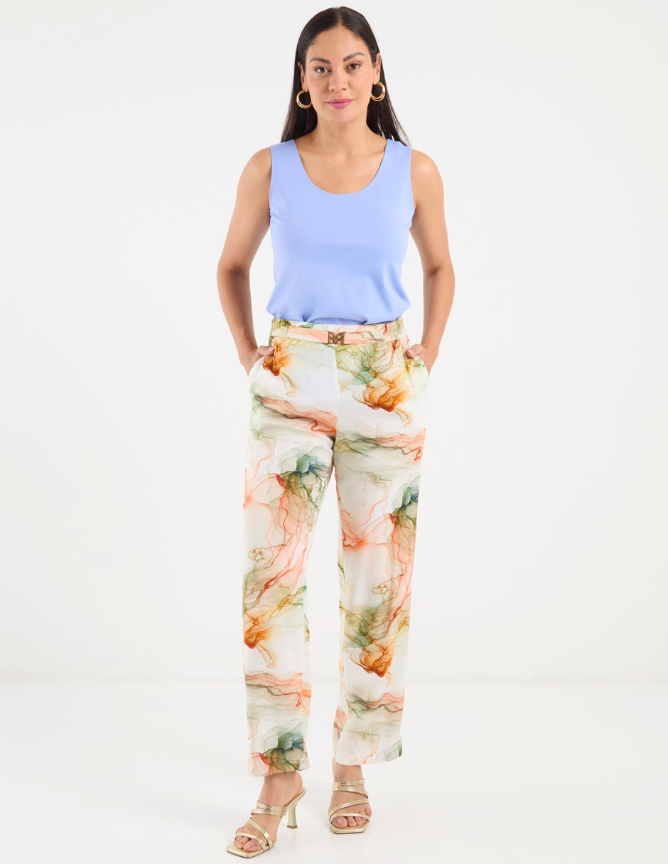 Pantalón regular vitos regular para mujer 2