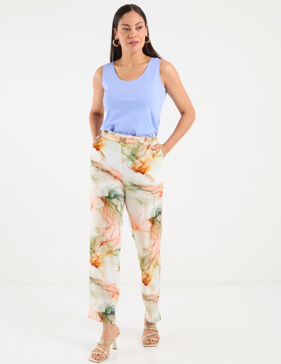 Pantalón regular vitos regular para mujer 3