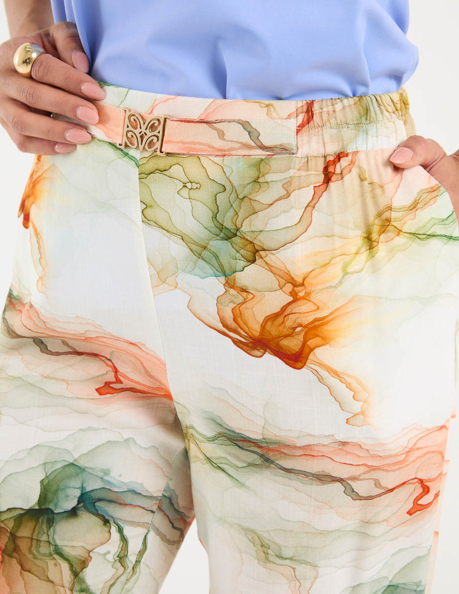 Pantalón regular vitos regular para mujer 5