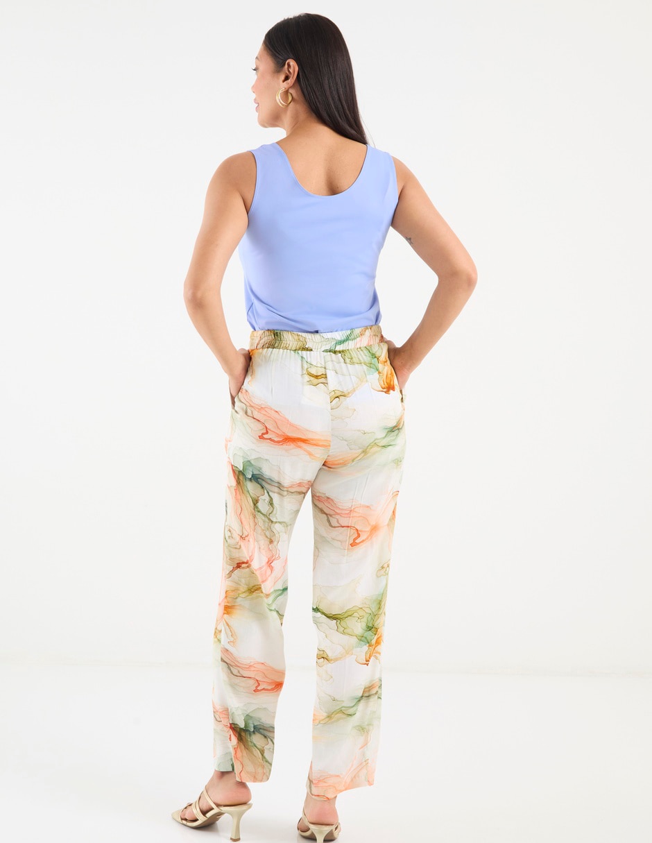 Pantalón regular vitos regular para mujer 6