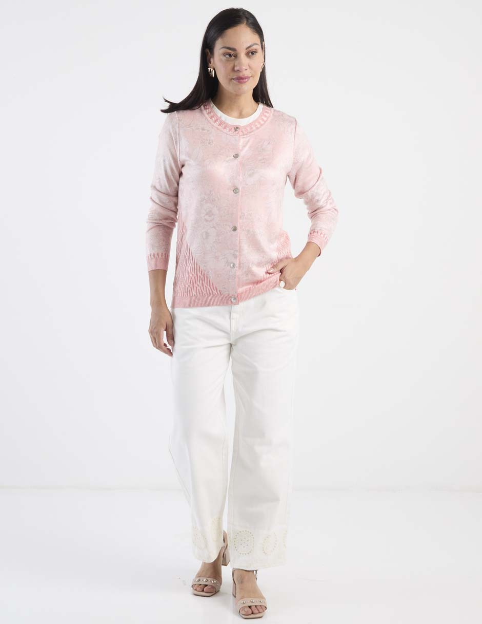 Suéter cuello redondo para mujer 3