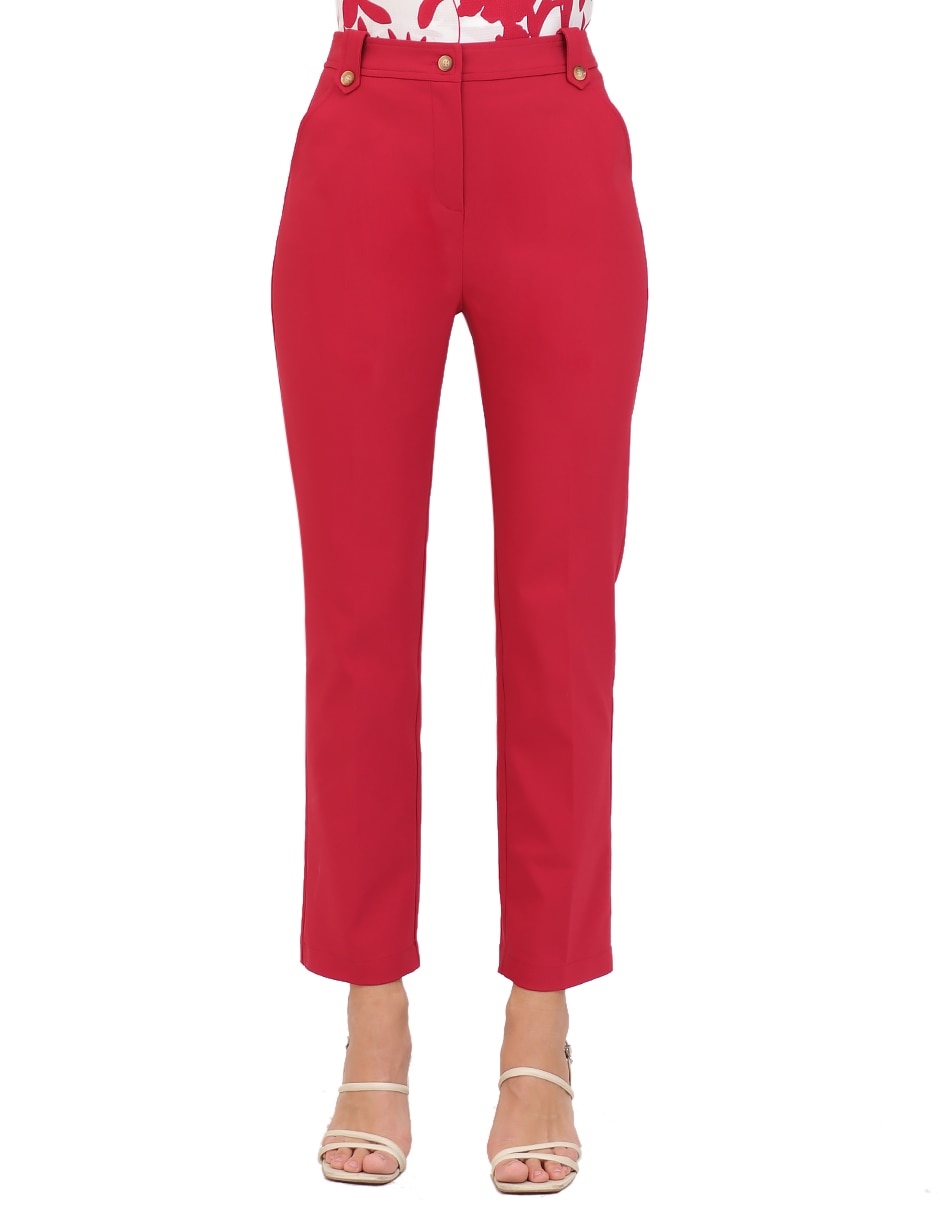 Pantalón de vestir slim para mujer Pantalón de vestir slim para mujer
