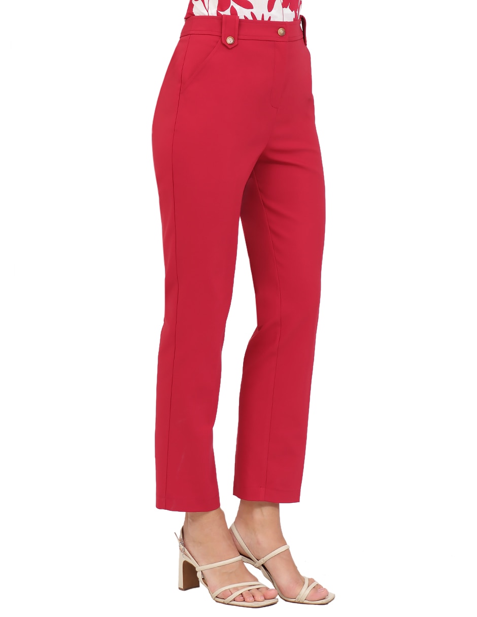 Pantalón de vestir slim para mujer 3