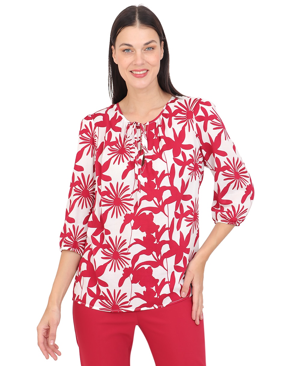 Blusa manga 3/4 para mujer