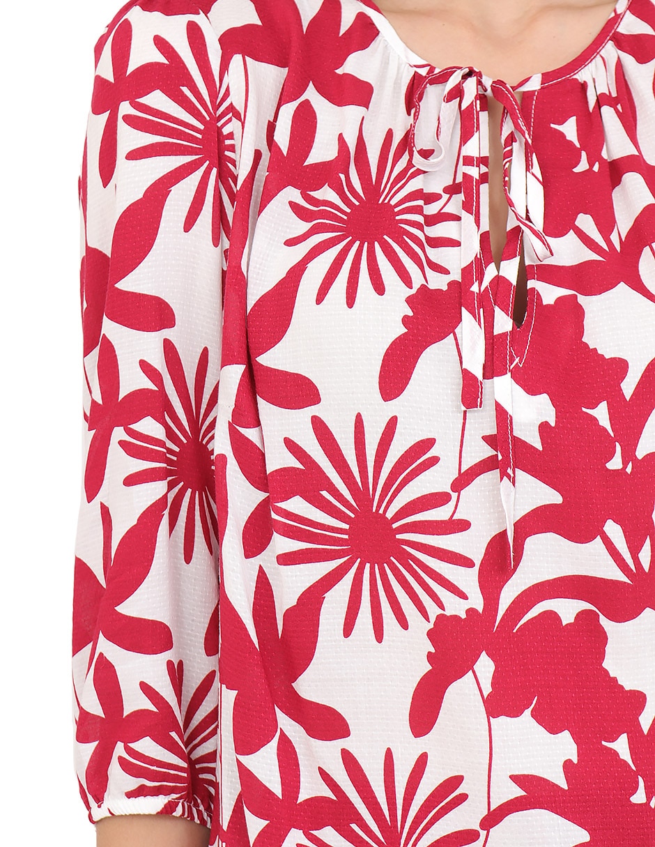 Blusa duplan manga 3/4 para mujer