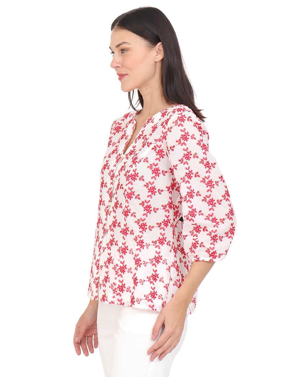 Blusa manga 3/4 para mujer 3